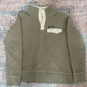 PATAGONIA Organic Cotton Quilt Snap T Pull Over. Size M. Never Worn.